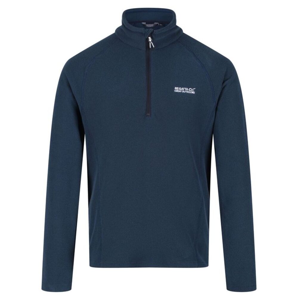 Regatta Great Outdoors Mens Kenger Half Zip Honeycomb Fleece / Moonlight Denim